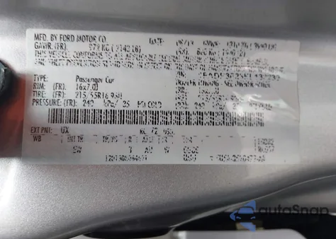 2014 Ford Focus Se из США, поврежденный, VIN 1FADP3F23EL133239